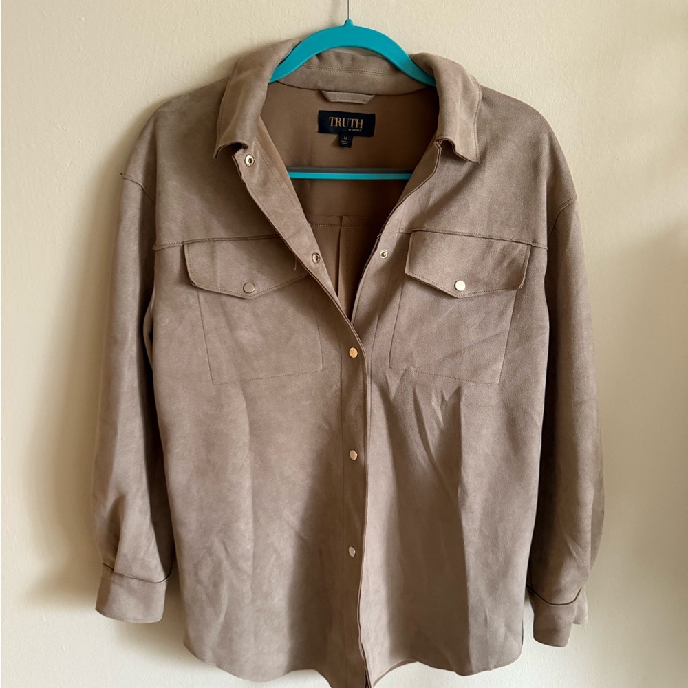 Truth Tan Button-Up Shirt Jacket